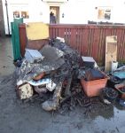 Salford Floods Clear Up Begins